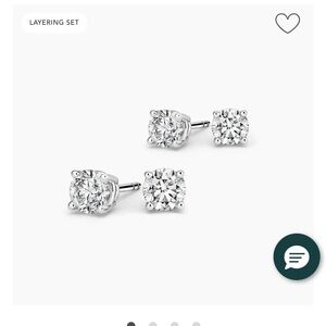 Elegant Silver Stud Earrings